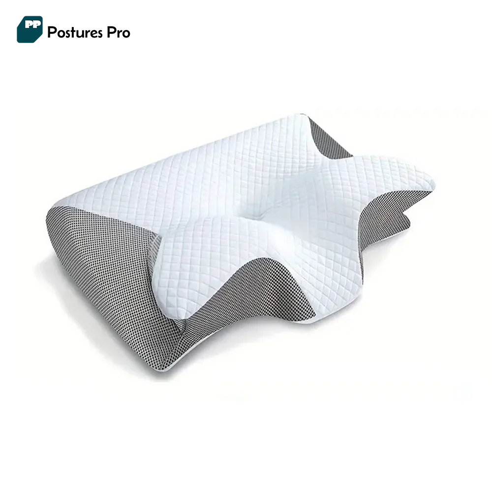 PosturesPro™ Orthopedic Memory Foam Pillow for Neck & Spine Support